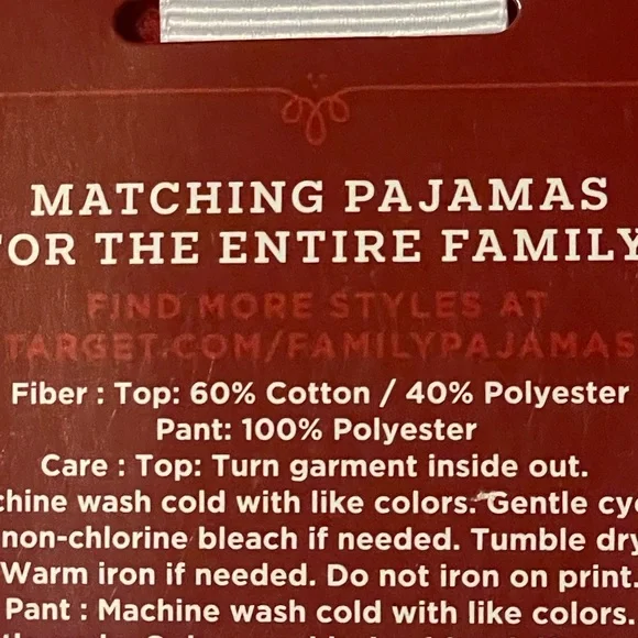 Mens or teens large PAJAMAS Red and white in color!! unisex? Brand New! - Picture 4 of 8